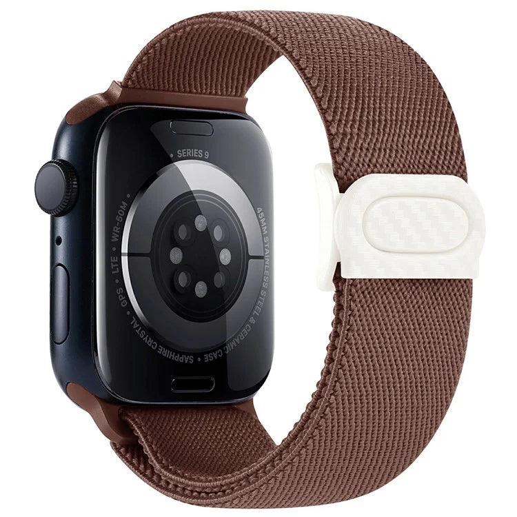 For Apple Watch Series 9 8 7 41mm / 6 5 4 SE (2022) SE (2023) SE 40mm / 3 2 1 38mm Watch Band Elastic Nylon Strap