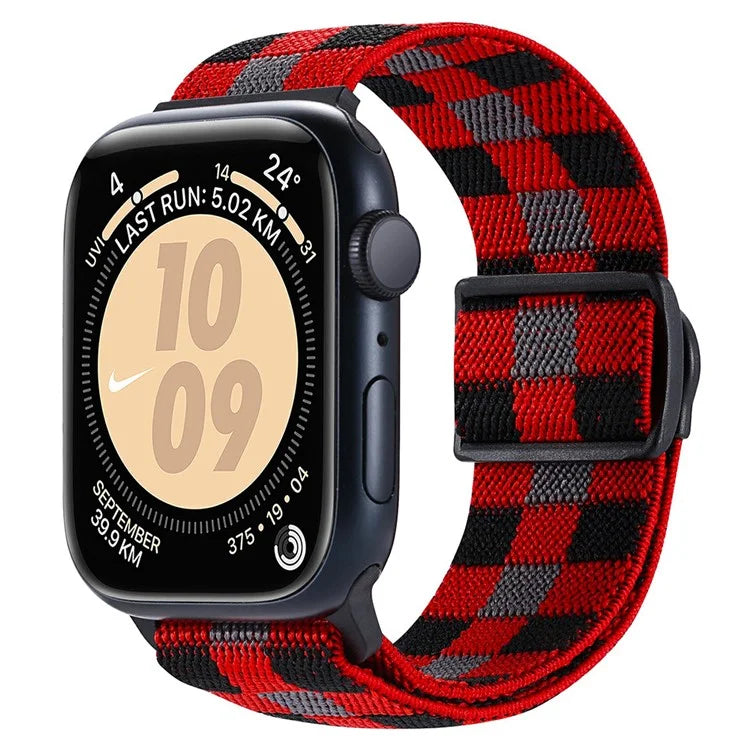 For Apple Watch Ultra 2 Ultra 49mm / Series 9 8 7 45mm / 6 5 4 SE (2022) SE (2023) SE 44mm / 3 2 1 42mm Nylon Watch Strap
