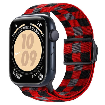 For Apple Watch Ultra 2 Ultra 49mm / Series 9 8 7 45mm / 6 5 4 SE (2022) SE (2023) SE 44mm / 3 2 1 42mm Nylon Watch Strap