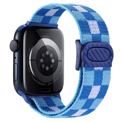For Apple Watch Ultra 2 Ultra 49mm / Series 9 8 7 45mm / 6 5 4 SE (2022) SE (2023) SE 44mm / 3 2 1 42mm Nylon Watch Strap