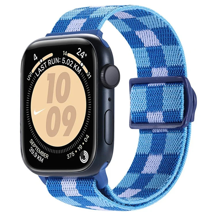 For Apple Watch Ultra 2 Ultra 49mm / Series 9 8 7 45mm / 6 5 4 SE (2022) SE (2023) SE 44mm / 3 2 1 42mm Nylon Watch Strap