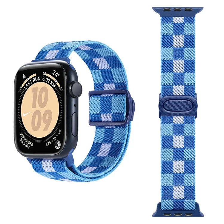 For Apple Watch Ultra 2 Ultra 49mm / Series 9 8 7 45mm / 6 5 4 SE (2022) SE (2023) SE 44mm / 3 2 1 42mm Nylon Watch Strap