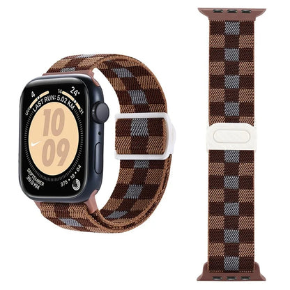 For Apple Watch Ultra 2 Ultra 49mm / Series 9 8 7 45mm / 6 5 4 SE (2022) SE (2023) SE 44mm / 3 2 1 42mm Nylon Watch Strap