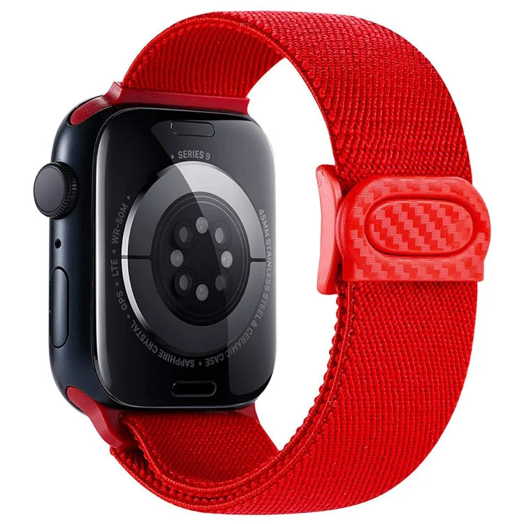 For Apple Watch Ultra 2 Ultra 49mm / Series 9 8 7 45mm / 6 5 4 SE (2022) SE (2023) SE 44mm / 3 2 1 42mm Nylon Watch Strap