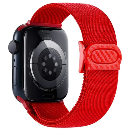 For Apple Watch Ultra 2 Ultra 49mm / Series 9 8 7 45mm / 6 5 4 SE (2022) SE (2023) SE 44mm / 3 2 1 42mm Nylon Watch Strap