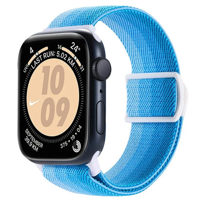For Apple Watch Ultra 2 Ultra 49mm / Series 9 8 7 45mm / 6 5 4 SE (2022) SE (2023) SE 44mm / 3 2 1 42mm Nylon Watch Strap
