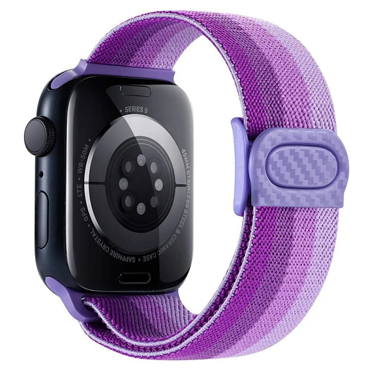 For Apple Watch Ultra 2 Ultra 49mm / Series 9 8 7 45mm / 6 5 4 SE (2022) SE (2023) SE 44mm / 3 2 1 42mm Nylon Watch Strap