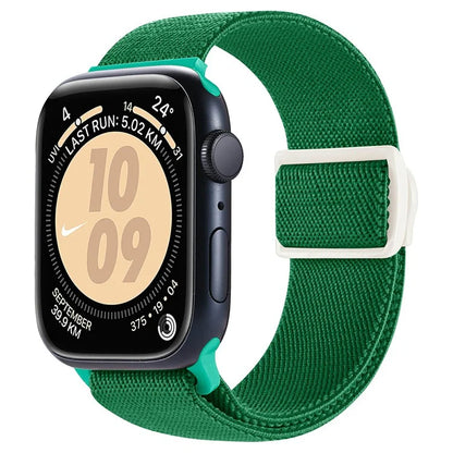 For Apple Watch Ultra 2 Ultra 49mm / Series 9 8 7 45mm / 6 5 4 SE (2022) SE (2023) SE 44mm / 3 2 1 42mm Nylon Watch Strap