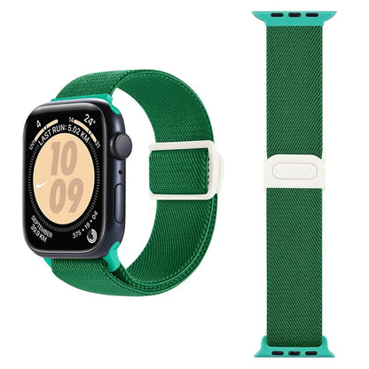 For Apple Watch Ultra 2 Ultra 49mm / Series 9 8 7 45mm / 6 5 4 SE (2022) SE (2023) SE 44mm / 3 2 1 42mm Nylon Watch Strap