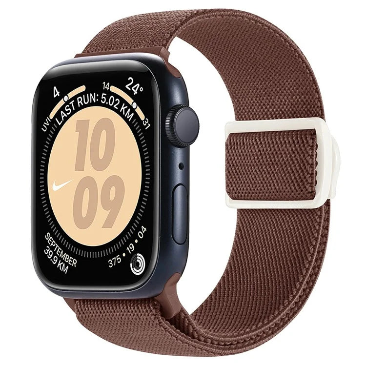For Apple Watch Ultra 2 Ultra 49mm / Series 9 8 7 45mm / 6 5 4 SE (2022) SE (2023) SE 44mm / 3 2 1 42mm Nylon Watch Strap
