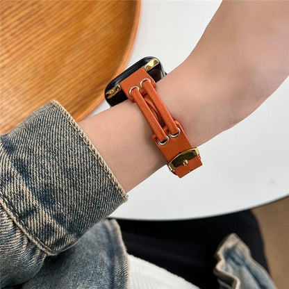 For Apple Watch Ultra 2 Ultra 49mm / 9 8 7 45mm / 6 5 4 SE (2023) SE (2022) SE 44mm / 3 2 1 42mm Genuine Cow Leather Watchband