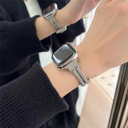 For Apple Watch Ultra 2 Ultra 49mm / 9 8 7 45mm / 6 5 4 SE (2023) SE (2022) SE 44mm / 3 2 1 42mm Genuine Cow Leather Watchband