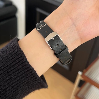 For Apple Watch Ultra 2 Ultra 49mm / 9 8 7 45mm / 6 5 4 SE (2023) SE (2022) SE 44mm / 3 2 1 42mm Genuine Cow Leather Watchband