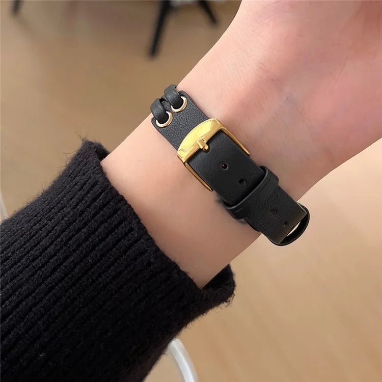 For Apple Watch Ultra 2 Ultra 49mm / 9 8 7 45mm / 6 5 4 SE (2023) SE (2022) SE 44mm / 3 2 1 42mm Genuine Cow Leather Watchband