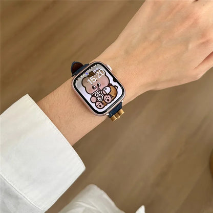 For Apple Watch Series 9 8 7 41mm / 6 5 4 SE (2023) SE (2022) SE 40mm / 3 2 1 38mm Denim Watch Band