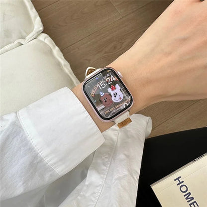 For Apple Watch Series 9 8 7 41mm / 6 5 4 SE (2023) SE (2022) SE 40mm / 3 2 1 38mm Denim Watch Band