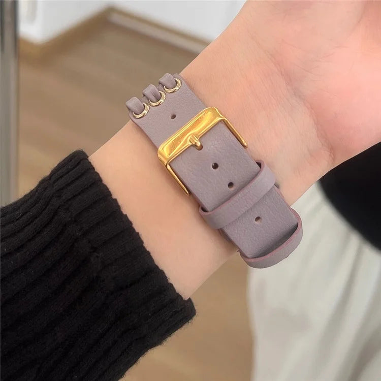 For Apple Watch Ultra 2 Ultra 49mm / 9 8 7 45mm / 6 5 4 SE (2023) SE (2022) SE 44mm / 3 2 1 42mm Genuine Cow Leather Strap Bracelet