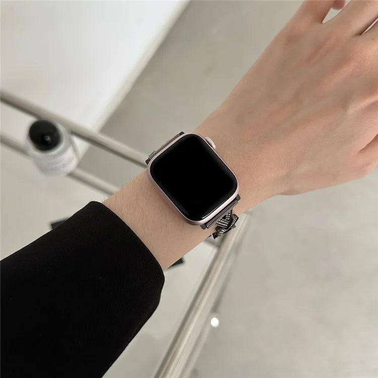 For Apple Watch Series 9 8 7 41mm / 6 5 4 SE (2022) SE (2023) SE 40mm / 3 2 1 38mm Zinc Alloy Watch Band