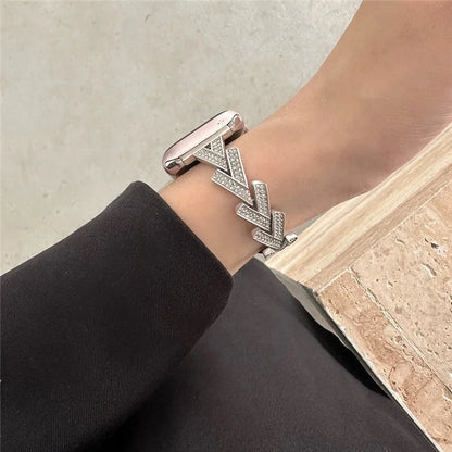 For Apple Watch Series 9 8 7 41mm / 6 5 4 SE (2022) SE (2023) SE 40mm / 3 2 1 38mm Zinc Alloy Watch Band