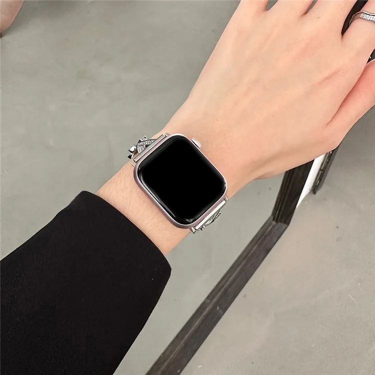 For Apple Watch Series 9 8 7 41mm / 6 5 4 SE (2022) SE (2023) SE 40mm / 3 2 1 38mm Zinc Alloy Watch Band