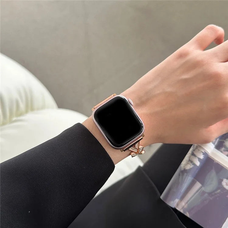 For Apple Watch Series 9 8 7 41mm / 6 5 4 SE (2022) SE (2023) SE 40mm / 3 2 1 38mm Zinc Alloy Watch Band