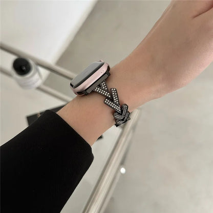 For Apple Watch Ultra 2 Ultra 49mm / 9 8 7 45mm / 6 5 4 SE (2022) SE (2023) SE 44mm / 3 2 1 42mm Zinc Alloy Watch Strap