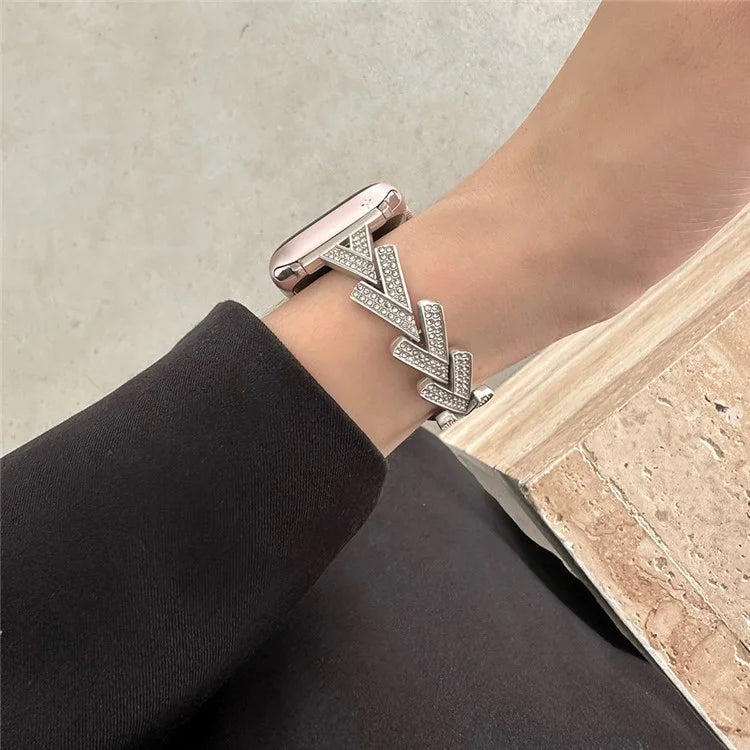 For Apple Watch Ultra 2 Ultra 49mm / 9 8 7 45mm / 6 5 4 SE (2022) SE (2023) SE 44mm / 3 2 1 42mm Zinc Alloy Watch Strap