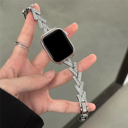 For Apple Watch Ultra 2 Ultra 49mm / 9 8 7 45mm / 6 5 4 SE (2022) SE (2023) SE 44mm / 3 2 1 42mm Zinc Alloy Watch Strap