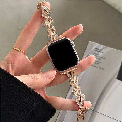For Apple Watch Ultra 2 Ultra 49mm / 9 8 7 45mm / 6 5 4 SE (2022) SE (2023) SE 44mm / 3 2 1 42mm Zinc Alloy Watch Strap