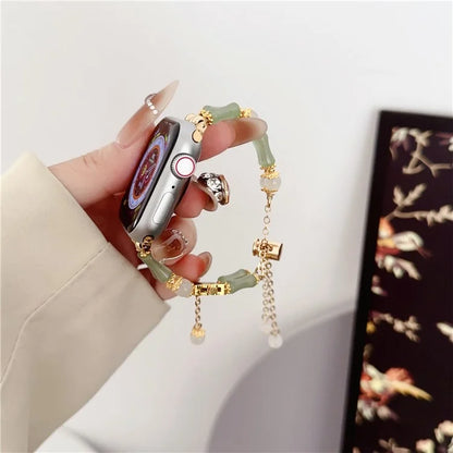 For Apple Watch Ultra 2 Ultra 49mm / 9 8 7 45mm / 6 5 4 SE (2023) SE (2022) SE 44mm / 3 2 1 42mm Crystal Beaded Band Bracelet