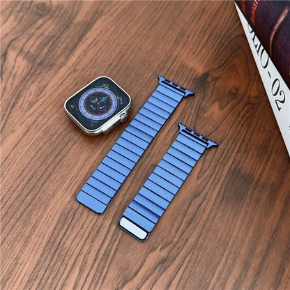 For Apple Watch Series 9 8 7 41mm / 6 5 4 SE (2022) SE (2023) SE 40mm / 3 2 1 38mm Magnetic Watch Band Stainless Steel Strap