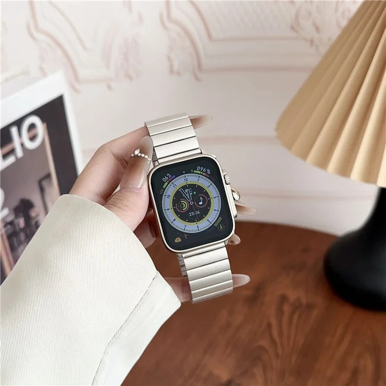For Apple Watch Series 9 8 7 41mm / 6 5 4 SE (2022) SE (2023) SE 40mm / 3 2 1 38mm Magnetic Watch Band Stainless Steel Strap