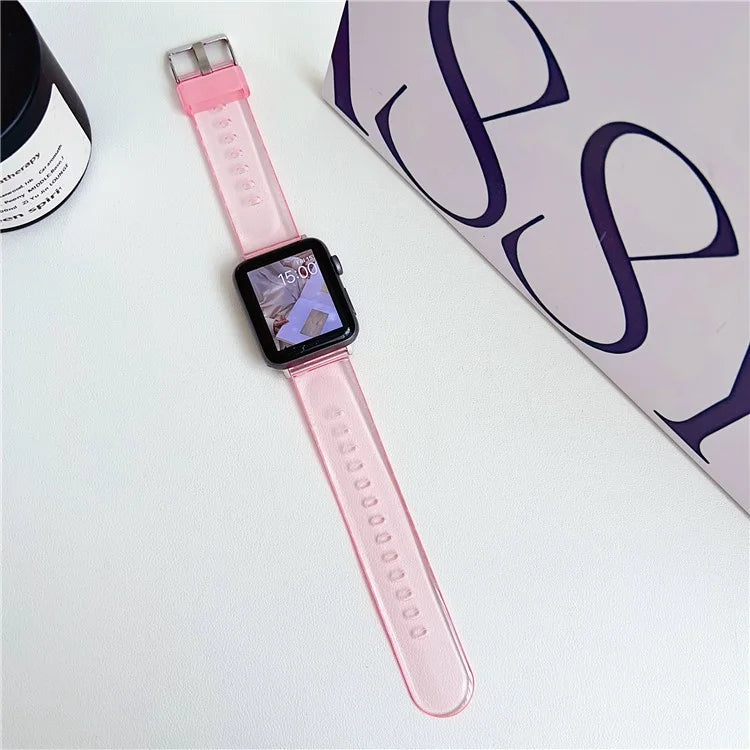 For Apple Watch Series 9 8 7 41mm / 6 5 4 SE (2023) SE (2022) SE 40mm / 3 2 1 38mm TPU Sports Wristbands
