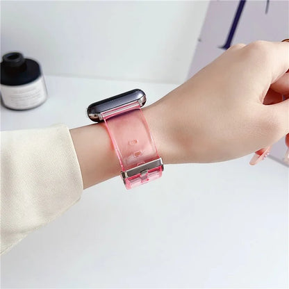 For Apple Watch Series 9 8 7 41mm / 6 5 4 SE (2023) SE (2022) SE 40mm / 3 2 1 38mm TPU Sports Wristbands
