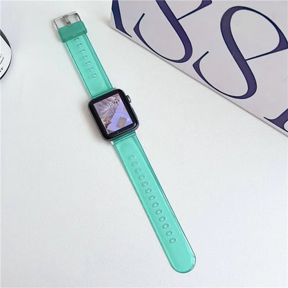 For Apple Watch Series 9 8 7 41mm / 6 5 4 SE (2023) SE (2022) SE 40mm / 3 2 1 38mm TPU Sports Wristbands