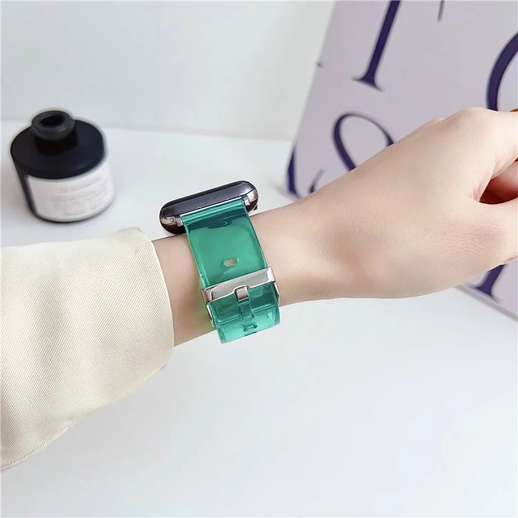For Apple Watch Series 9 8 7 41mm / 6 5 4 SE (2023) SE (2022) SE 40mm / 3 2 1 38mm TPU Sports Wristbands