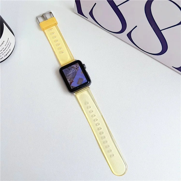 For Apple Watch Series 9 8 7 41mm / 6 5 4 SE (2023) SE (2022) SE 40mm / 3 2 1 38mm TPU Sports Wristbands