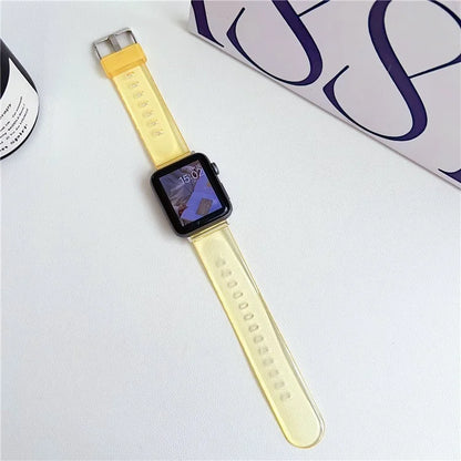 For Apple Watch Series 9 8 7 41mm / 6 5 4 SE (2023) SE (2022) SE 40mm / 3 2 1 38mm TPU Sports Wristbands