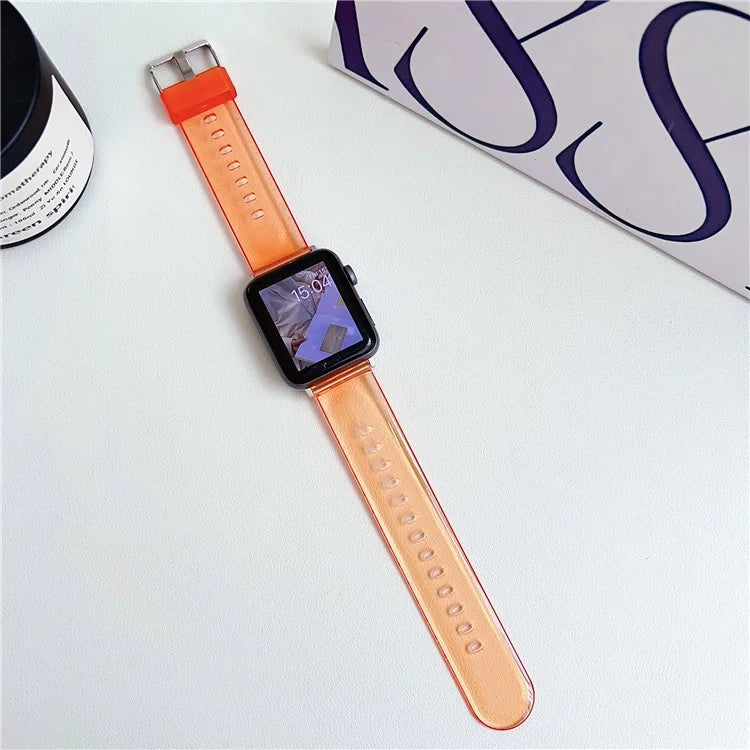 For Apple Watch Series 9 8 7 41mm / 6 5 4 SE (2023) SE (2022) SE 40mm / 3 2 1 38mm TPU Sports Wristbands