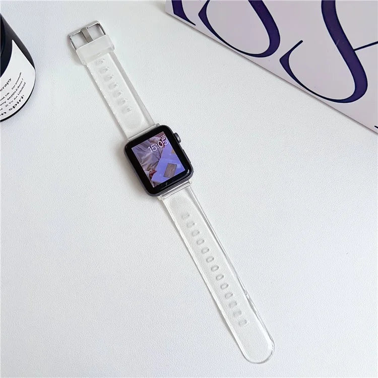 For Apple Watch Series 9 8 7 41mm / 6 5 4 SE (2023) SE (2022) SE 40mm / 3 2 1 38mm TPU Sports Wristbands