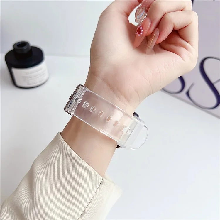 For Apple Watch Series 9 8 7 41mm / 6 5 4 SE (2023) SE (2022) SE 40mm / 3 2 1 38mm TPU Sports Wristbands