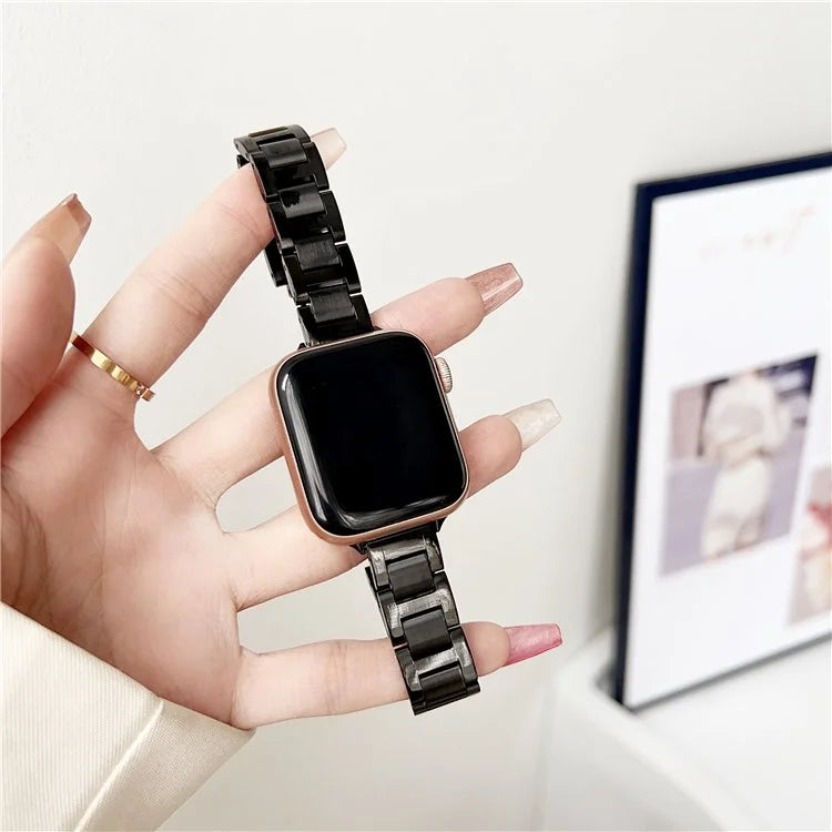 For Apple Watch 9 8 7 41mm / 6 5 4 SE (2023) (2022) SE 40mm / 3 2 1 38mm Watch Strap 14mm Stainless Steel Watchband