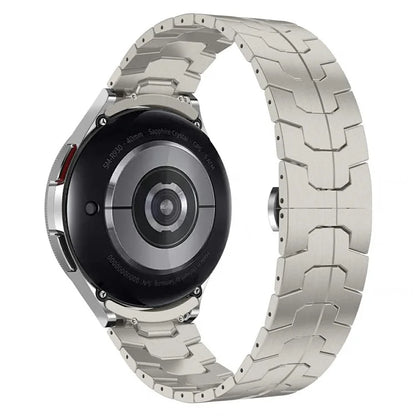 For Samsung Galaxy Watch6  /  Watch 5  /  Watch FE 40mm / Watch4 Watch Strap Stainless Steel Watchband with Butterfly Buckle
