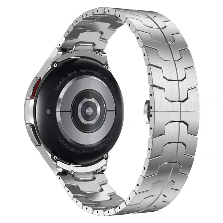 For Samsung Galaxy Watch6  /  Watch 5  /  Watch FE 40mm / Watch4 Watch Strap Stainless Steel Watchband with Butterfly Buckle