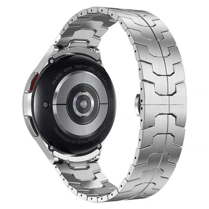For Samsung Galaxy Watch6  /  Watch 5  /  Watch FE 40mm / Watch4 Watch Strap Stainless Steel Watchband with Butterfly Buckle
