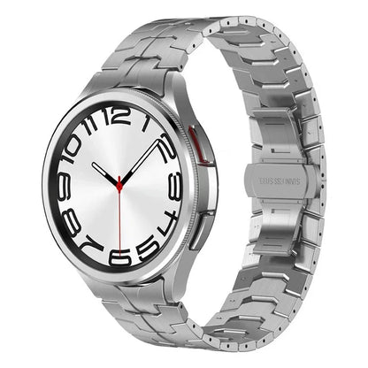 For Samsung Galaxy Watch6  /  Watch 5  /  Watch FE 40mm / Watch4 Watch Strap Stainless Steel Watchband with Butterfly Buckle