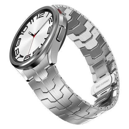 For Samsung Galaxy Watch6  /  Watch 5  /  Watch FE 40mm / Watch4 Watch Strap Stainless Steel Watchband with Butterfly Buckle