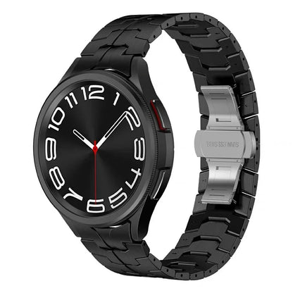 For Samsung Galaxy Watch6  /  Watch 5  /  Watch FE 40mm / Watch4 Watch Strap Stainless Steel Watchband with Butterfly Buckle