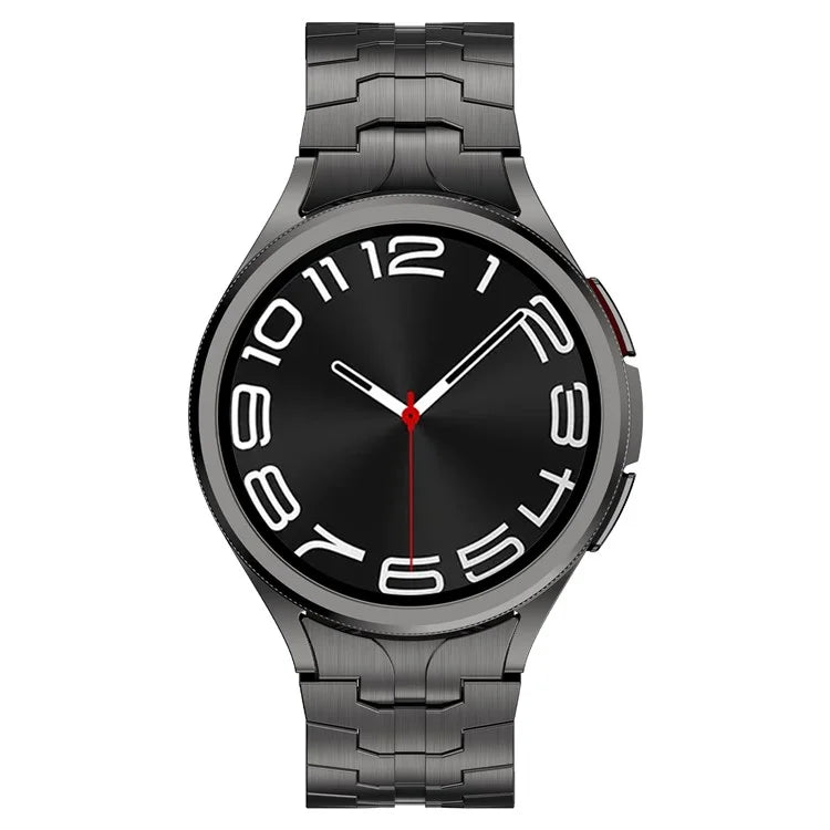 For Samsung Galaxy Watch FE 40mm / Watch6 / Watch6 Classic / Watch 5 Stainless Steel Watch Strap Butterfly Buckle Wrist Band