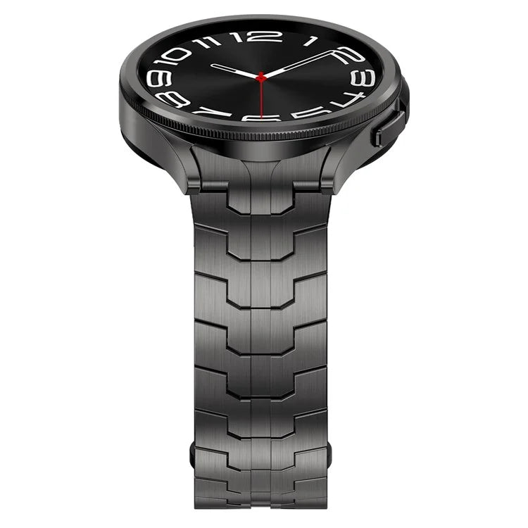For Samsung Galaxy Watch FE 40mm / Watch6 / Watch6 Classic / Watch 5 Stainless Steel Watch Strap Butterfly Buckle Wrist Band